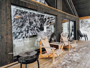 Ferienhütte, 5 Schlafzimmer, barrierefrei, Terrasse | Terrasse/Patio