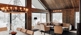 Modern Mountain Cabin - Sauna - 5 Bedrooms - Sleeps for 10