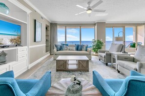 公寓客房, 多張床 (Hidden Dunes 801) | 起居區