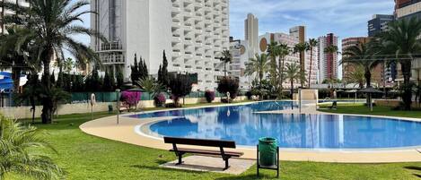 Indoor pool, a heated pool