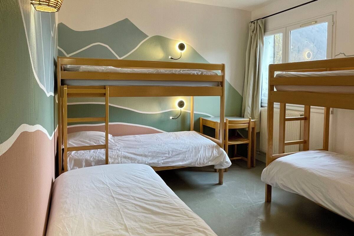 Basic Shared Dormitory, Multiple Beds, Mountain View | 1 bedroom