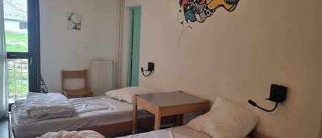 Doppel- oder Zweibettzimmer, Balkon, Bergblick