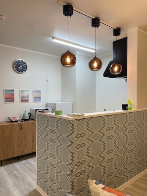 Family Condo, 2 Bedrooms | Private kitchen | Fridge, microwave, oven, stovetop - HAMBY101 (Chatan)