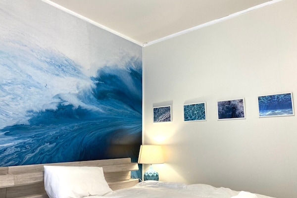 Family Condo, 2 Bedrooms | 1 bedroom, desk, laptop workspace, blackout drapes