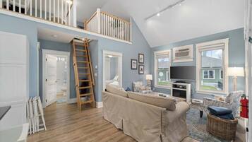 2 bedrooms, iron/ironing board, travel crib, WiFi