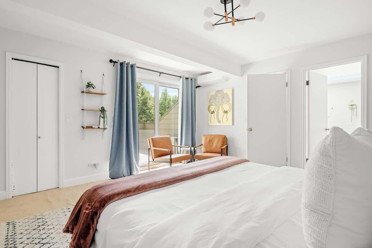 2 多间卧室、熨斗/熨衣板、WiFi、床单