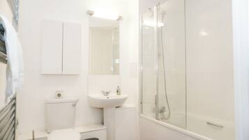 Towels, soap, toilet paper