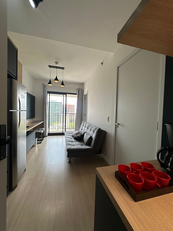 Apartment | Living area | TV - TrevizZo Borba Gato (São Paulo)