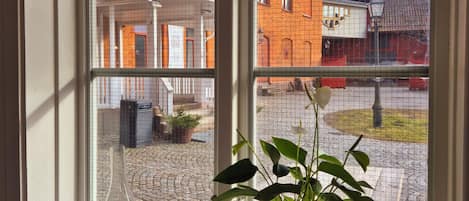 Chambre double, vue sur le parc