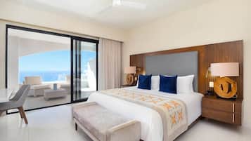 Deluxe-Suite, 2 Schlafzimmer, Küche, Meerblick