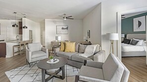 Smart TV - Landing | Stylish 2BD, Pool, Game Room (Fort Worth)