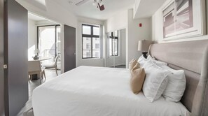 2 bedrooms, desk, iron/ironing board, WiFi
