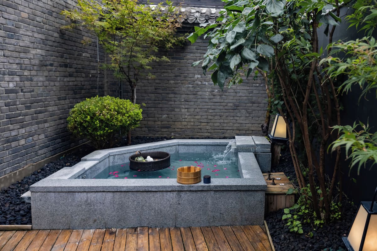 Economy Double Room, Garden View | Terrace/patio