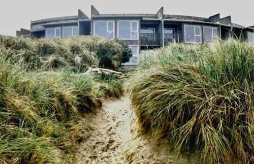 Oceanfront condo with king suite, balconies, & pet-friendly comfort—steps from the sand!