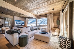 Living area - Luluvert - Luxury Chalet in Saint-Gervais (Saint-Gervais-les-Bains)