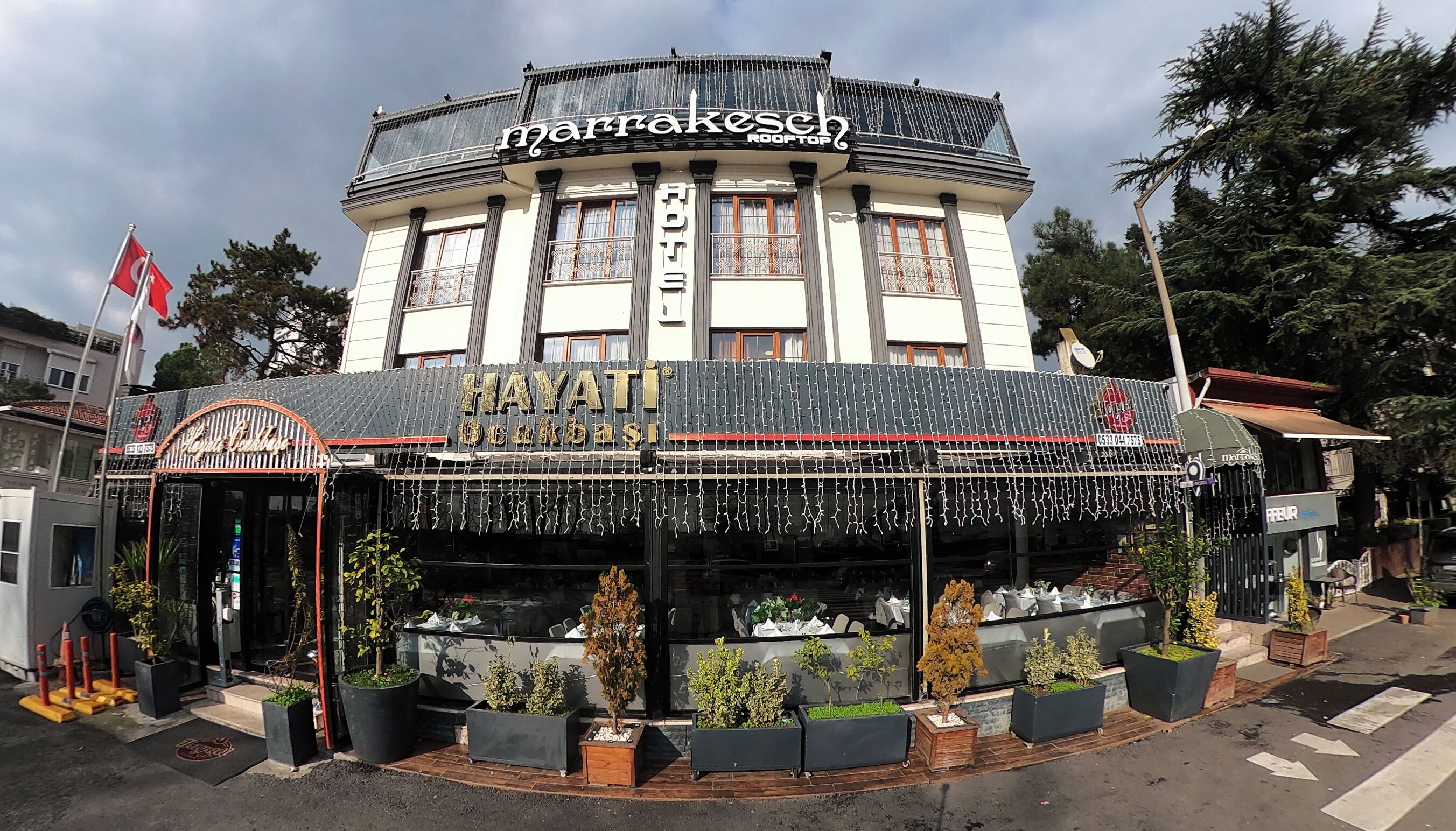 Façade de l’hébergement