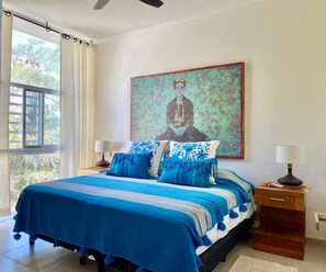 3 bedrooms, iron/ironing board, WiFi, bed sheets - Ocean and Mountainview Penthouse in Monterosa Complex on North side of Sayulita (Sayulita)