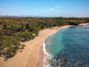 Sun-loungers, beach towels