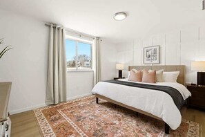 1 habitación, escritorio, tabla de planchar con plancha y wifi