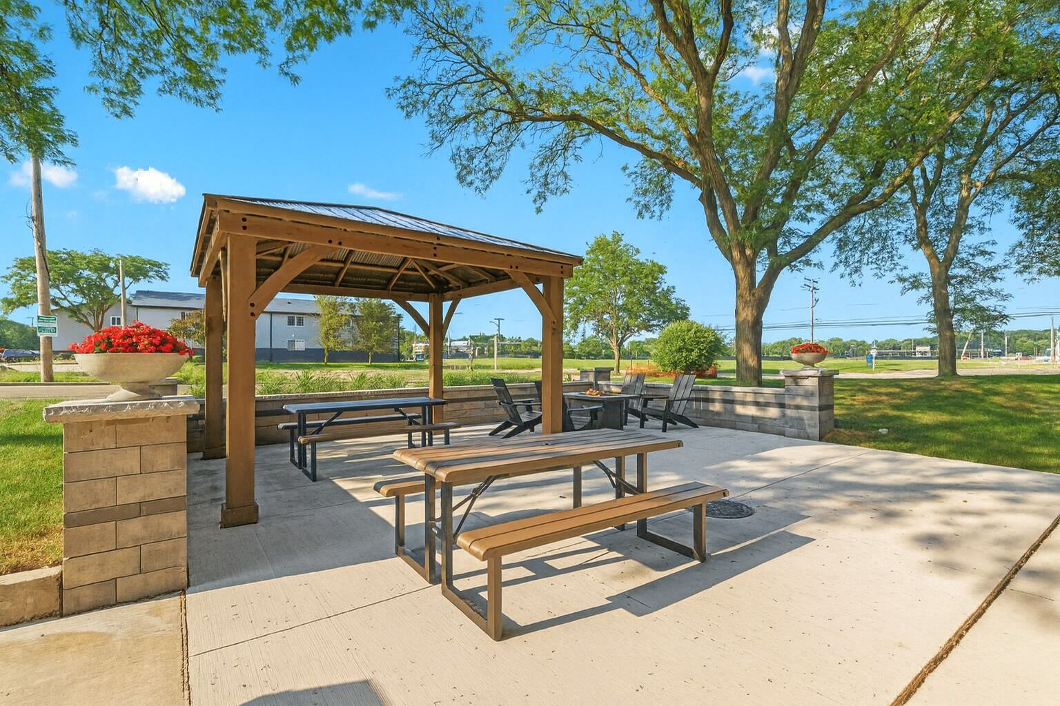 Opções para refeição ao ar livre