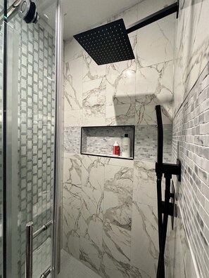 Towels, soap, toilet paper