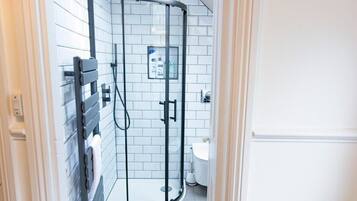 Free toiletries, hair dryer, towels