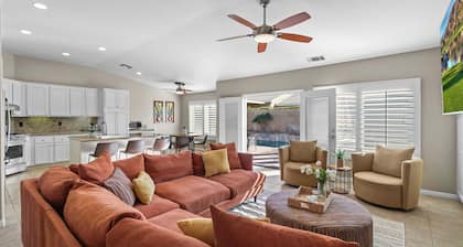 La Quinta Desert Haven Luxe Stay w/ Private Pool, Hot Tub, Pool Table