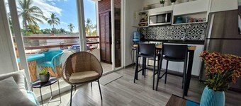 Cozy 1-bedroom condo with AC, WiFi in gorgeous Bucerías