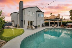 House (4 Bedrooms) | Front of property - Desert Scarif Private Pool, Hot Tub, Putting Green, Near Coachella Festivals (Indio)