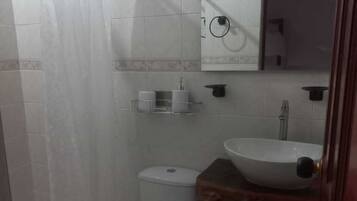 Towels, soap, toilet paper
