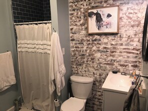 Towels, soap, toilet paper