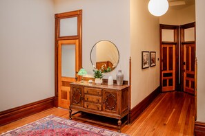 Interior - Historic Water View Room overlooking The Bay with private balcony (Port Townsend)