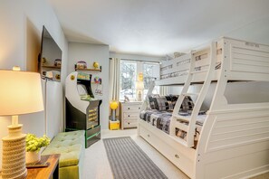 2 chambres, bureau, accĂšs Internet, draps fournis