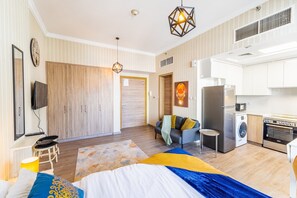 1 Schlafzimmer, Bügeleisen/Bügelbrett, kostenloses WLAN, Bettwäsche