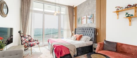 1 Schlafzimmer, Bügeleisen/Bügelbrett, kostenloses WLAN, Bettwäsche