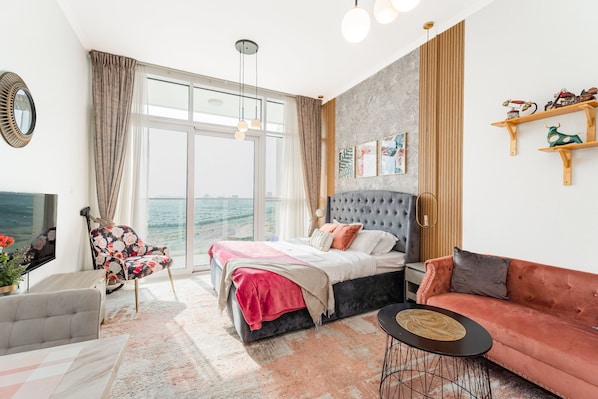 1 Schlafzimmer, Bügeleisen/Bügelbrett, kostenloses WLAN, Bettwäsche