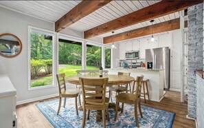 Dining - Waterfront charming 3-bedroom house in serene Dadeville with WiFi, AC (Dadeville)