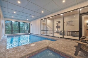 Indoor pool, outdoor pool