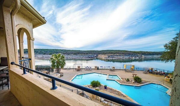 Indoor pool, a heated pool