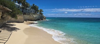Beachfront condo at beautiful Cupecoy Beach Club. 2 bedroom, 3 bath, amenities!