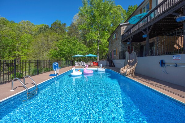 Alberca al aire libre 