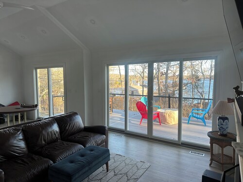 3 bedroom home with lake views of lake Wequaquet.