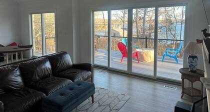 3 bedroom home with lake views of lake Wequaquet.