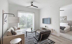 Apartment, 2 Bedrooms | Living area | 40-inch TV with digital channels