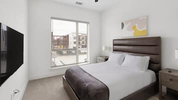 Individually decorated, individually furnished, iron/ironing board