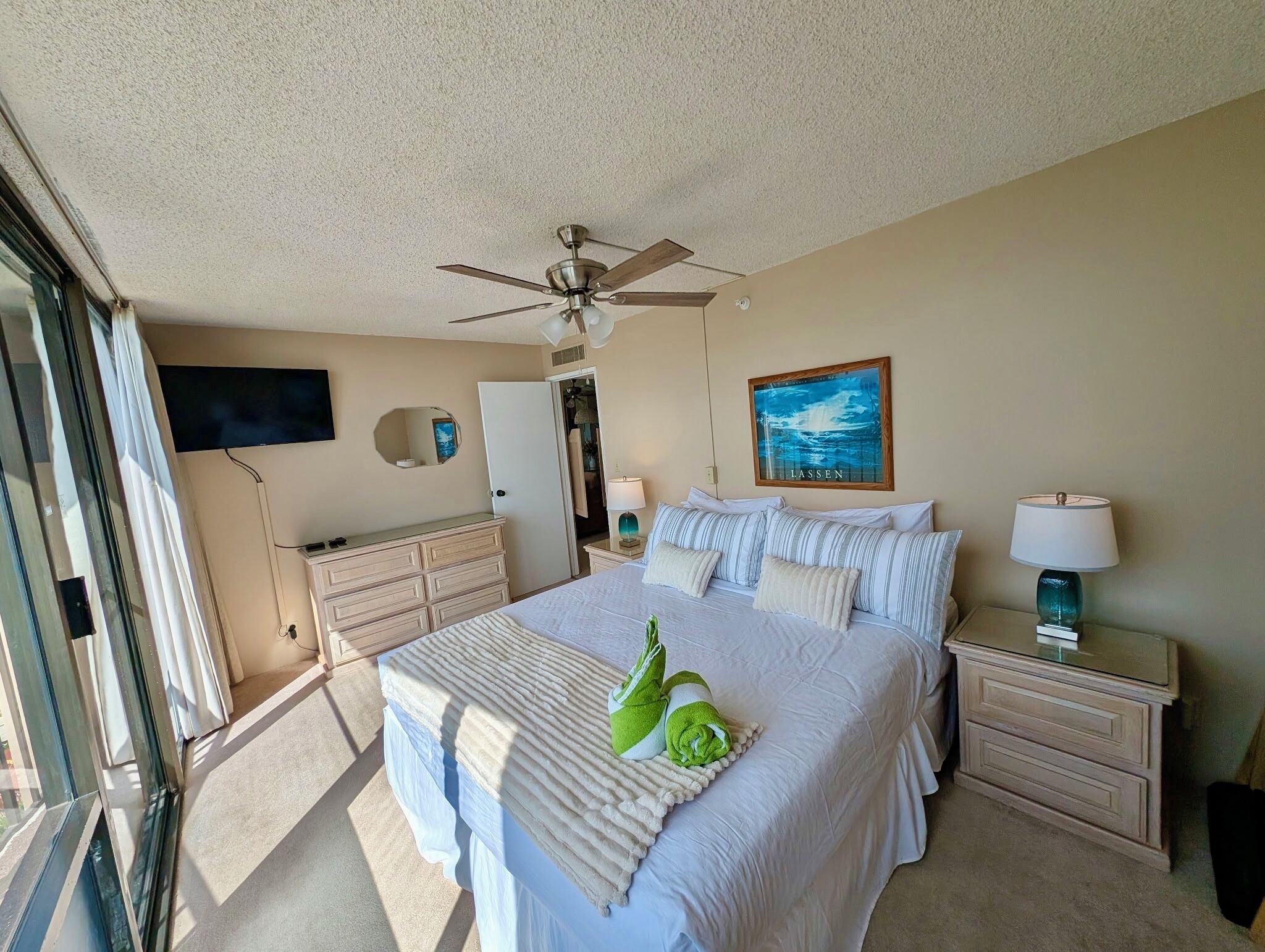 2 bedrooms, iron/ironing board, free WiFi, bed sheets