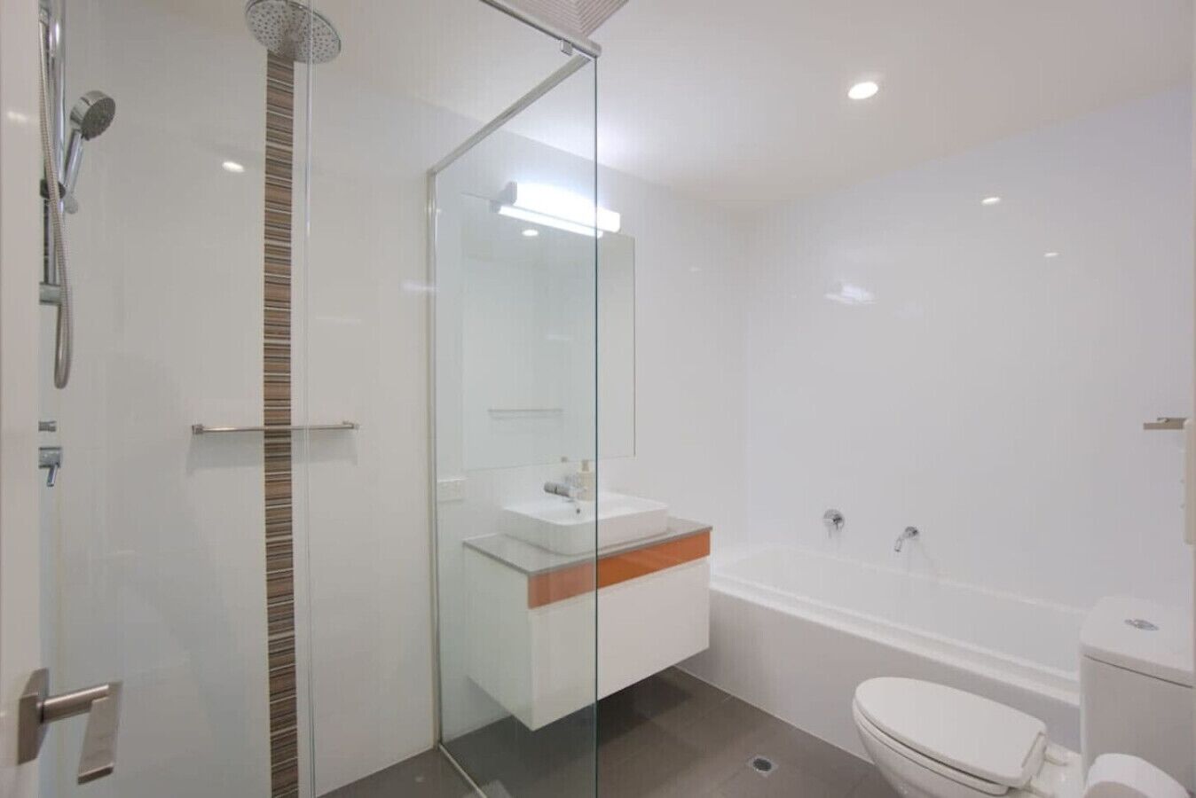 Shower, hair dryer