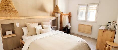 2 chambres, fer et planche à repasser, lit parapluie, Wi-Fi