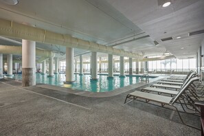 Indoor pool, a heated pool