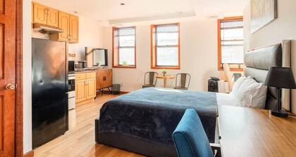Cozy and charming studio brought by Zoller Stays. Comfortable and spacious